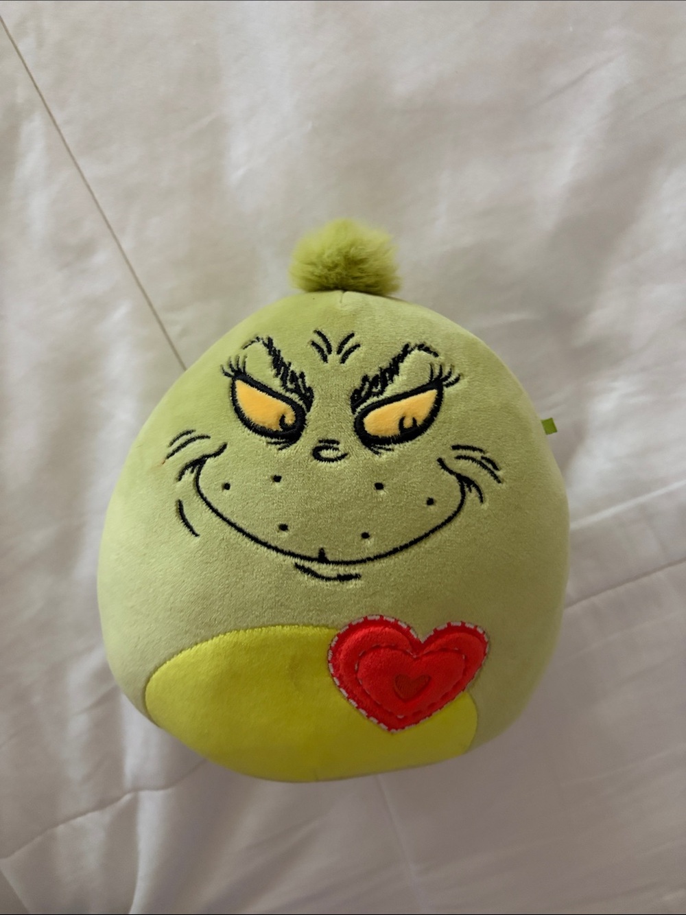 Squishmallows The Grinch w/ Heart Plush Toy 8" inch green Christmas